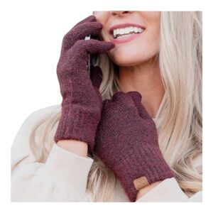 CC Ultra Soft Recycled Fine Yarn Touchscreen Gloves